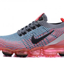 Nike Air VaporMax Flyknit 3 Unisex Šedá Červená Běžecké Boty AJ6900-601