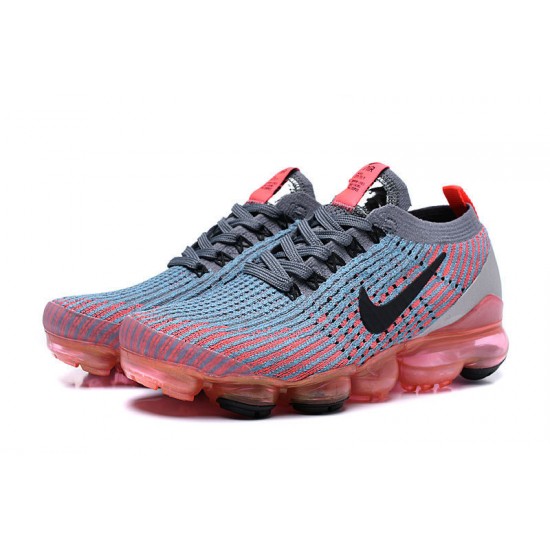 Nike Air VaporMax Flyknit 3 Unisex Šedá Červená Běžecké Boty AJ6900-601