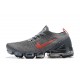 Nike Air VaporMax Flyknit 3 Unisex Šedá Červená Běžecké Boty CT1270-001