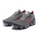 Nike Air VaporMax Flyknit 3 Unisex Šedá Červená Běžecké Boty CT1270-001