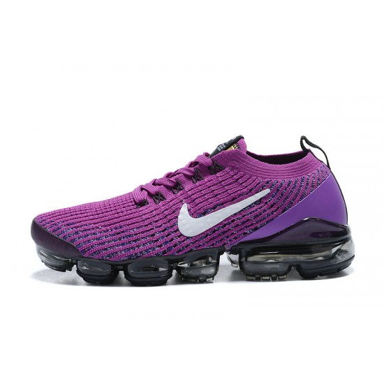 Nike Air VaporMax Flyknit 3 Unisex Fialová Černá Běžecké Boty AJ6900-502