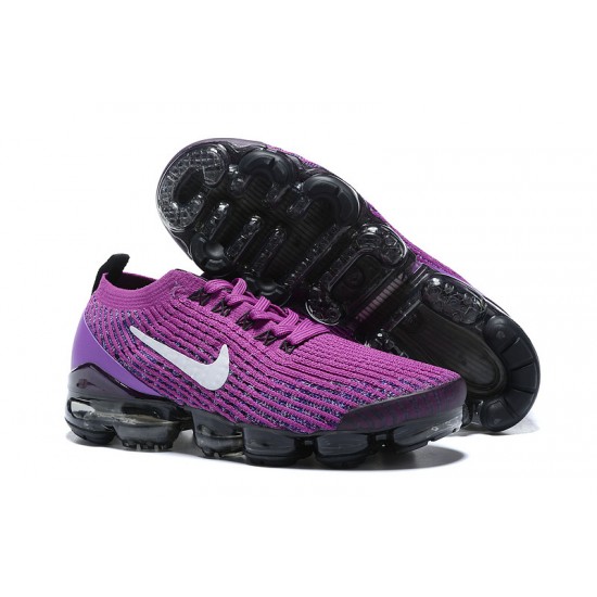 Nike Air VaporMax Flyknit 3 Unisex Fialová Černá Běžecké Boty AJ6900-502