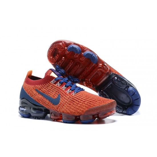 Nike Air VaporMax Flyknit 3 Unisex Červená Modrá Běžecké Boty AJ6900-600