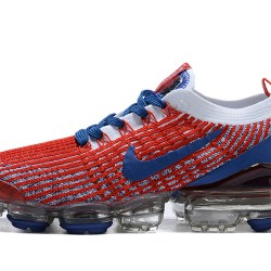 Nike Air VaporMax Flyknit 3 Unisex Červená Modrá Běžecké Boty CW5585-100