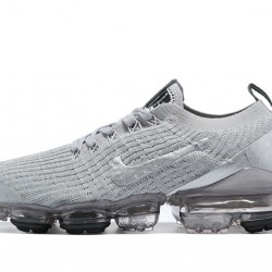 Nike Air VaporMax Flyknit 3 Unisex Stříbro Šedá Běžecké Boty AJ6900-101