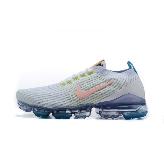 Nike Air VaporMax Flyknit 3 Unisex Bílá Modrá Běžecké Boty AJ6900-003