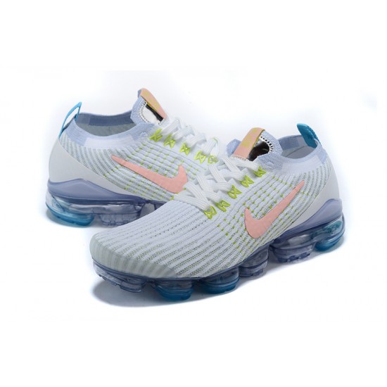 Nike Air VaporMax Flyknit 3 Unisex Bílá Modrá Běžecké Boty AJ6900-003