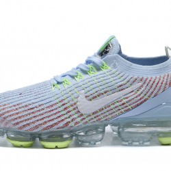 Nike Air VaporMax Flyknit 3 Unisex Bílá Modrá Běžecké Boty AJ6910-200