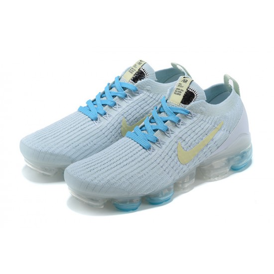 Nike Air VaporMax Flyknit 3 Unisex Bílá Modrá Běžecké Boty AJ6910-500