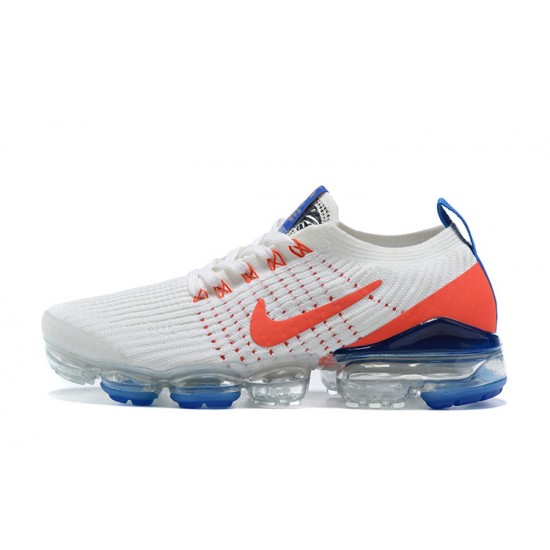 Nike Air VaporMax Flyknit 3 Unisex Bílá Modrá Běžecké Boty CZ7994-100