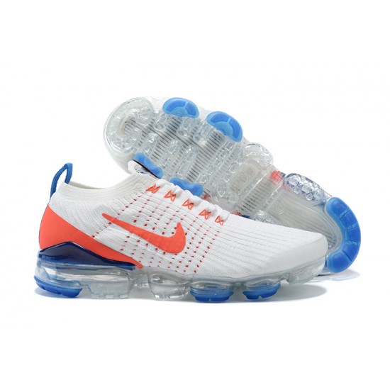 Nike Air VaporMax Flyknit 3 Unisex Bílá Modrá Běžecké Boty CZ7994-100