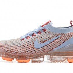 Nike Air VaporMax Flyknit 3 Unisex Bílá Oranžová Běžecké Boty AJ6910-400