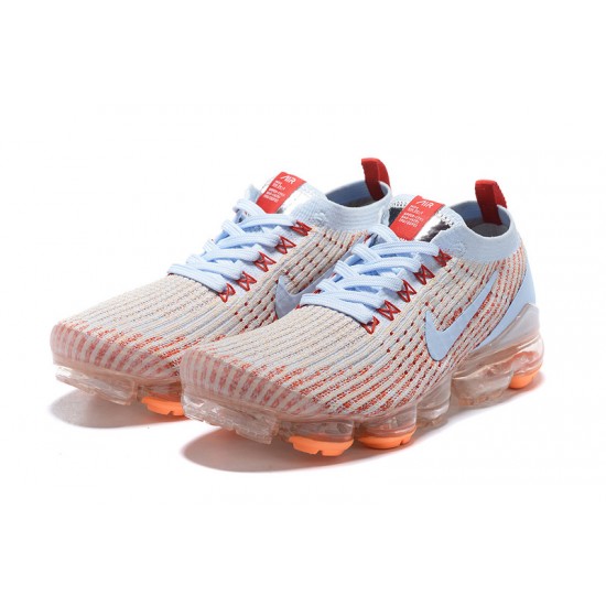 Nike Air VaporMax Flyknit 3 Unisex Bílá Oranžová Běžecké Boty AJ6910-400