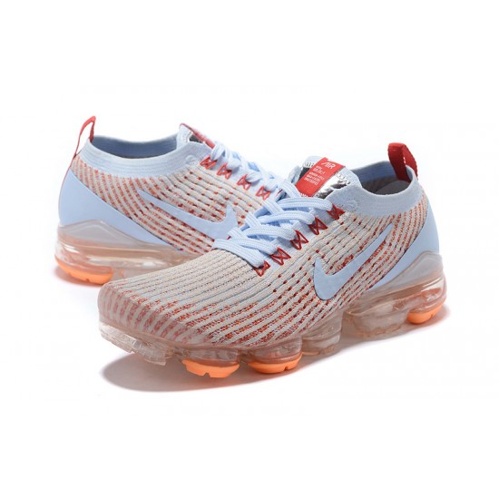 Nike Air VaporMax Flyknit 3 Unisex Bílá Oranžová Běžecké Boty AJ6910-400