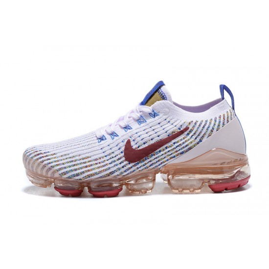 Nike Air VaporMax Flyknit 3 Unisex Bílá Červená Běžecké Boty AJ6910-501