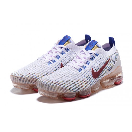 Nike Air VaporMax Flyknit 3 Unisex Bílá Červená Běžecké Boty AJ6910-501