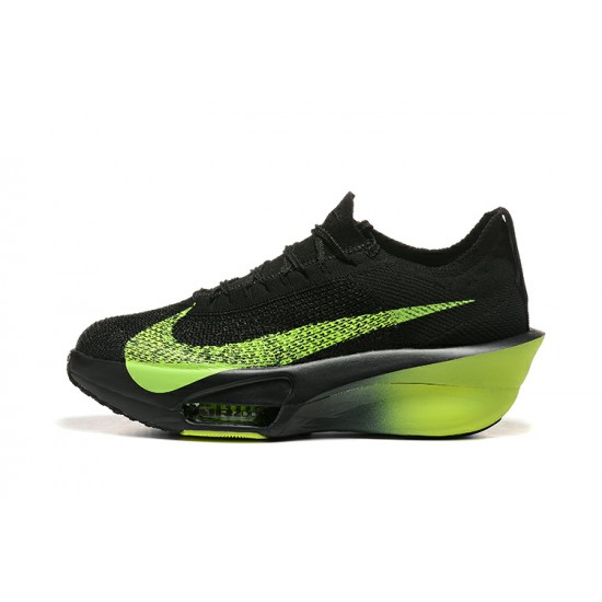 Nike Air Zoom Alphafly NEXT 3 Černá and Zelená Běžecké Boty Dámské/Pánské