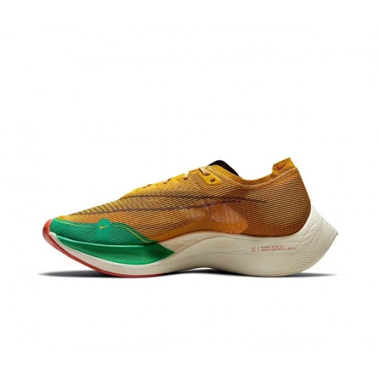 Nike ZoomX VaporFly NEXT% Žlutá Zelená Běžecké Boty Pánské