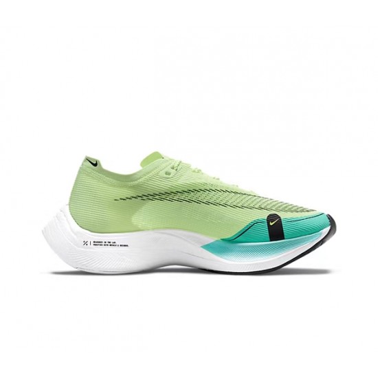 Nike ZoomX VaporFly NEXT% Zelená and Modrá Běžecké Boty Dámské/Pánské