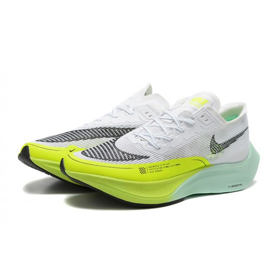 Nike ZoomX VaporFly NEXT% Bílá Žlutá Běžecké Boty Dámské/Pánské