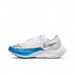 Nike ZoomX VaporFly NEXT% Bílá and Modrá Běžecké Boty Dámské/Pánské