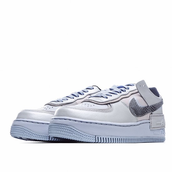 Nike dámské Air Force 1 Shadow běžné boty CV3027 001 AF1 dámskés Šedá Modrý