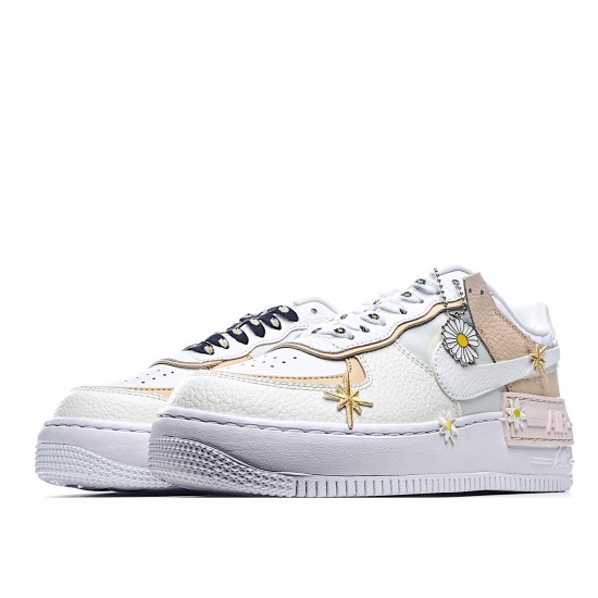 Nike dámské Air Force 1 Shadow Spruce Aura běžné boty CK3172 002 AF1 dámskés Sail/Černá/Bílý