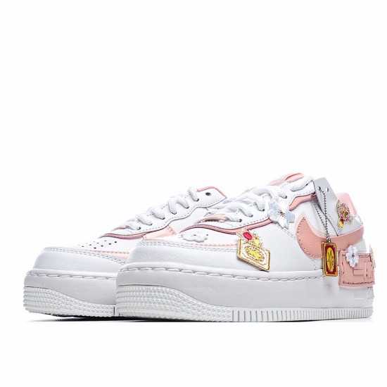 Nike dámské Air Force 1 Shadow Tropical Twist CJ1641 101 AF1 dámskés Růžový Wihte