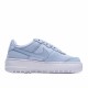 Nike dámské Air Force 1 Shadow Bílý Hydrogen Modrý CV3020 400 AF1 dámskés Modrý