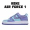 Nike Air Force 1 Premium "Violet" CV3039 106 AF1 Pánské a dámské Modrý Nachový