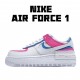 Nike dámské Air Force 1 Shadow Cotton Candy CU3012 111 AF1 dámskés Bílý Růžový Modrý běžné boty