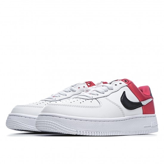 Nike Air Force 1 07 LV8 NBA BQ4420 600 AF1 Pánské a dámské Bílý Červené Černá