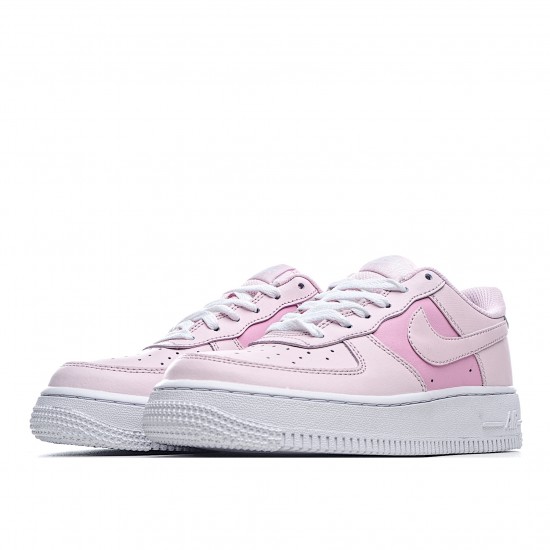 Nike Air Force 1 Low Pink Foam běžné boty CV9646 600 dámskés AF1 Růžový běžné boty