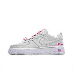 Nike Air Force 1 Low "Double Air" Šedá/Růžový dámskés běžné boty AF1 CJ4092 002