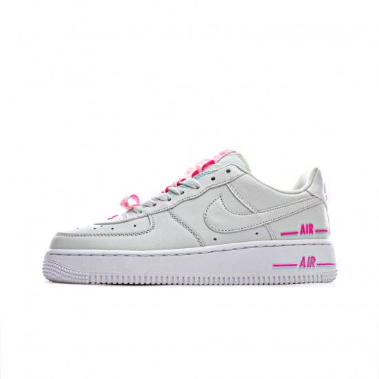 Nike Air Force 1 Low Double Air Šedá/Růžový dámskés běžné boty AF1 CJ4092 002