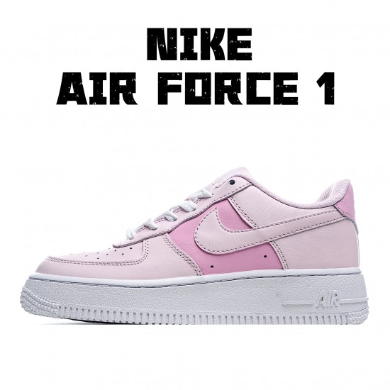 Nike Air Force 1 Low Pink Foam běžné boty CV9646 600 dámskés AF1 Růžový běžné boty