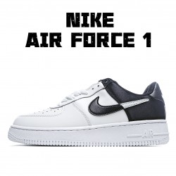 Nike Air Force 1 Shadow "Low Spurs" BQ4420 100 AF1 Pánské a dámské Černá Bílý