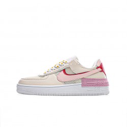 Nike Air Force 1 Shadow "Phantom/Echo Pink-Gym Red" dámské běžné boty AF1 CI0919 003