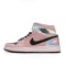 Air Jordan 1 Mid "Dirty Powder Iridescent" Růžový/Černá BQ6472 602 dámské AJ1 teniska Basketball Shoes