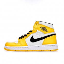 Air Jordan 1 Mid SE "Lakers" Bílý/Žlutá/Černá 852542 700 Pánské a dámské AJ1 teniska Basketball Shoes