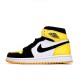 Air Jordan 1 Mid Yellow Toe Black Černá/Varsity Kukuřice-Bílá 852542 071 Pánské a dámské AJ1 Basketball Shoes