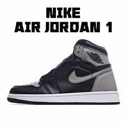 Air Jordan 1 Retro High OG "Shadow" 555088 013 Pánské a dámské AJ1 teniska Černá Šedá Jordan