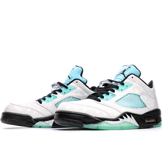 Air Jordan 5 Retro Island Green Bílá/Černo-bílá CN2932 100 Pánské a dámské AJ5