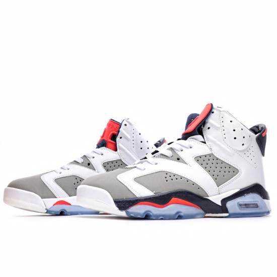 Air Jordan 6 Retro Tinker Bílý/InfraČervené 23 Neutral Šedá Obsidian 384665 104 Pánské a dámské AJ6