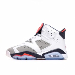 Air Jordan 6 Retro "Tinker" Bílý/InfraČervené 23 Neutral Šedá Obsidian 384665 104 Pánské a dámské AJ6