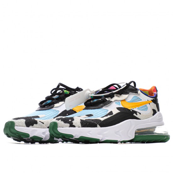 Ben Jerrys x Nike Air Max 270 React Bílý/Černá/Žlutá/Zelená Pánské a dámské běžné boty