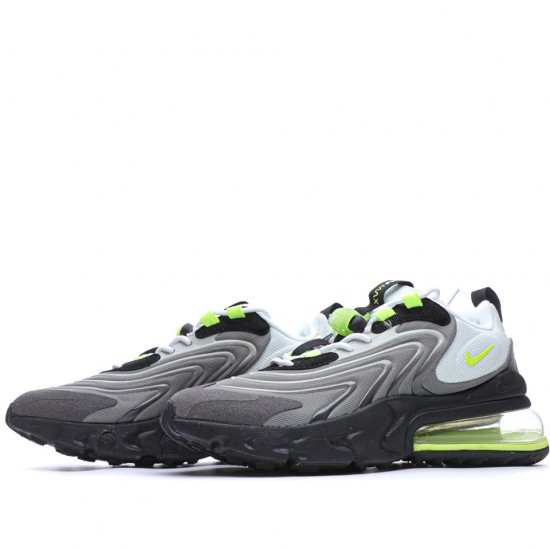 Nike Air Max 270 React Eng Neon Wolf Šedá/Volt-Cool Šedá-Anthracit běžné boty CW2623 001 Pánské a dámské