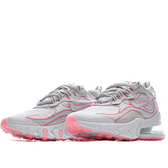 Nike Air Max 270 React SP Šedá/Růžový/Červené běžné boty CQ06549 100 dámské