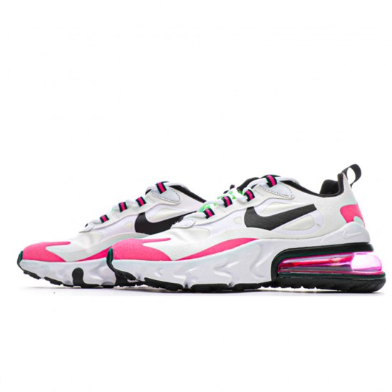 Nike Air Max 270 React White/Pink/Black/Green dámské běžné boty CJ0619 101