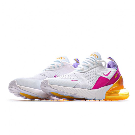 Nike Air Max 270 Bílý/Fuchsia/Zlato Pánské a dámské běžné boty CI1963 166